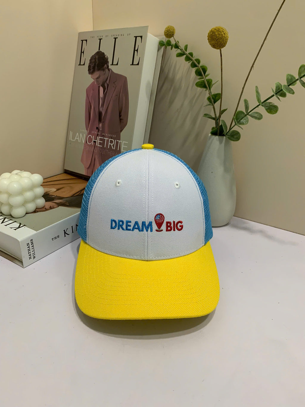 Nón kết Dream Big – USA Flag Edition 🇺🇸 White