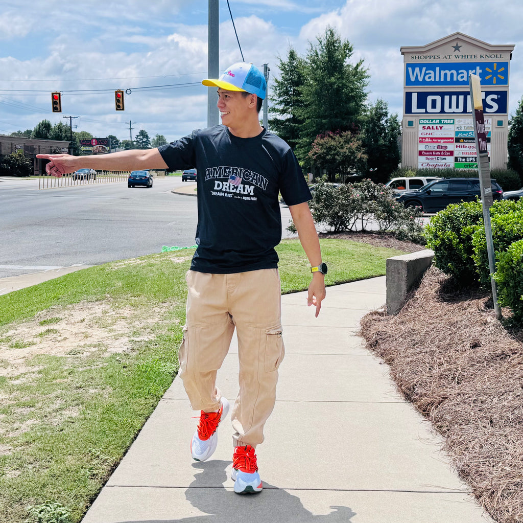 Nón kết Dream Big – USA Flag Edition 🇺🇸 White