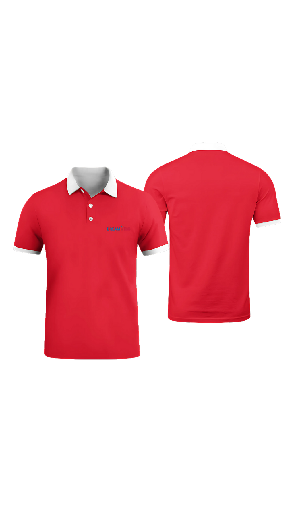 Áo Thun Có Cổ Polo Dream Big 🇺🇸 Red