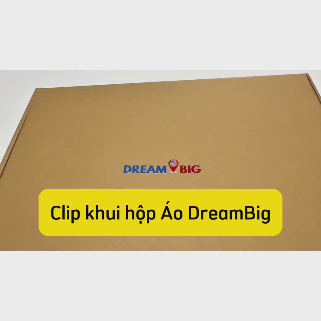 Áo Thun Có Cổ Polo Dream Big 🇺🇸 White